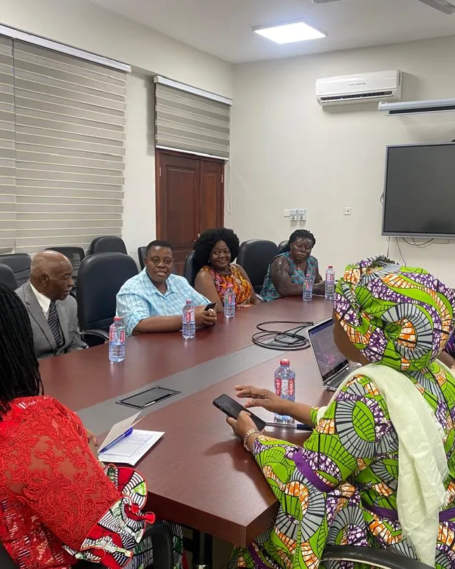 Eyram Bashan in a boardroom working session.