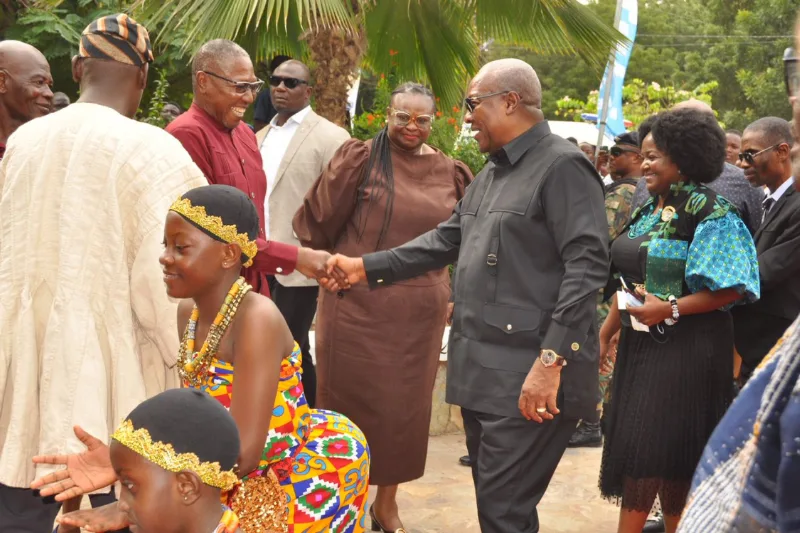 Eyram Bashan at a presidential engagement.
