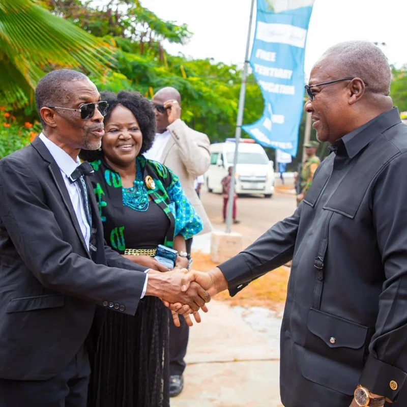 Eyram Bashan at a presidential engagement.